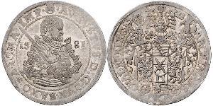 1 Thaler Electorado de Sajonia (1356 - 1806) Plata 