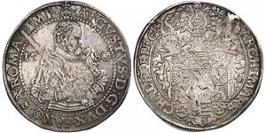 1 Thaler Electorado de Sajonia (1356 - 1806) Plata 