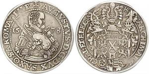 1 Thaler Electorado de Sajonia (1356 - 1806) Plata 