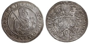 1 Thaler Electorado de Sajonia (1356 - 1806) Plata 