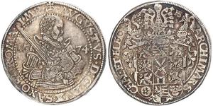 1 Thaler Electorado de Sajonia (1356 - 1806) Plata 