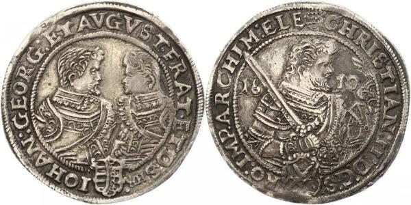 1 Thaler Electorado de Sajonia (1356 - 1806) Plata Christian II de Sajonia