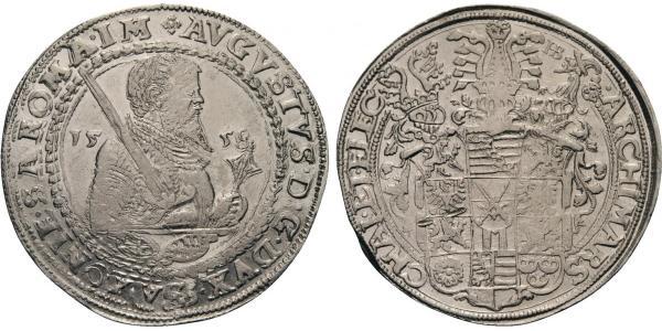 1 Thaler Electorado de Sajonia (1356 - 1806) Plata 
