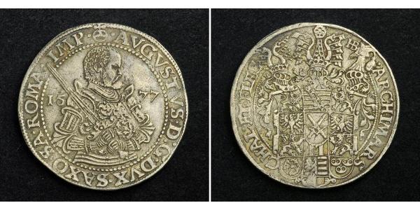 1 Thaler Electorado de Sajonia (1356 - 1806) Plata 