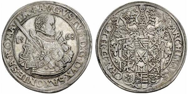 1 Thaler Electorado de Sajonia (1356 - 1806) Plata 