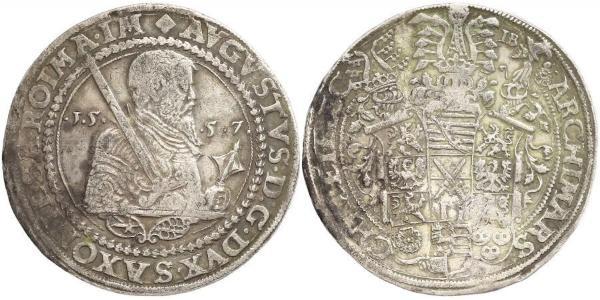 1 Thaler Electorado de Sajonia (1356 - 1806) Plata 