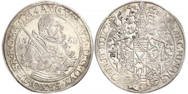 1 Thaler Electorado de Sajonia (1356 - 1806) Plata 