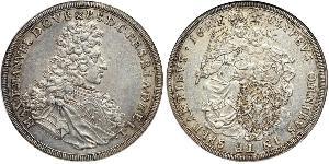 1 Thaler Electorate of Bavaria (1623 - 1806) Plata 