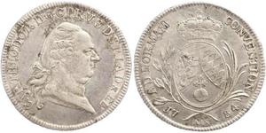 1 Thaler Electorate of Bavaria (1623 - 1806) Plata 