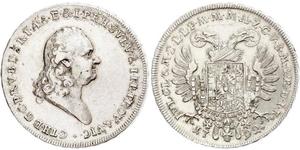 1 Thaler Electorate of Bavaria (1623 - 1806) Plata Carlos Teodoro del Palatinado y Baviera (1724 - 1799)