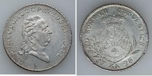 1 Thaler Electorate of Bavaria (1623 - 1806) Plata 