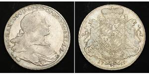1 Thaler Electorate of Bavaria (1623 - 1806) Plata Maximiliano III José, Elector de Baviera(1727 – 1777)