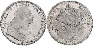 1 Thaler Electorate of Bavaria (1623 - 1806) Plata Maximiliano III José, Elector de Baviera(1727 – 1777)