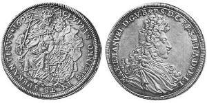 1 Thaler Electorate of Bavaria (1623 - 1806) Plata 