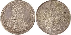 1 Thaler Electorate of Bavaria (1623 - 1806) Plata 