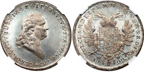 1 Thaler Electorate of Bavaria (1623 - 1806) Plata Carlos Teodoro del Palatinado y Baviera (1724 - 1799)