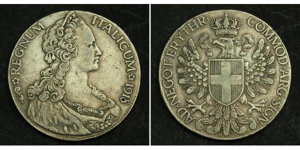 1 Thaler Eritrea Plata 