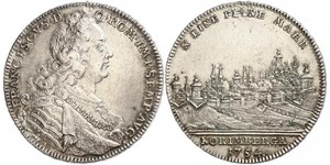 1 Thaler Free Imperial City of Nuremberg (1219 - 1806) Plata 