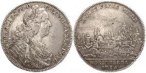 1 Thaler Free Imperial City of Nuremberg (1219 - 1806) Plata 