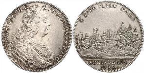 1 Thaler Free Imperial City of Nuremberg (1219 - 1806) Plata 