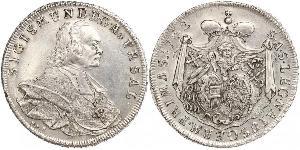 1 Thaler Habsburg Empire (1526-1804) Plata Sigismund von Schrattenbach