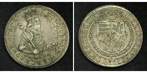 1 Thaler Habsburg Empire (1526-1804) Plata Leopoldo V de Habsburgo (1586 – 1632)