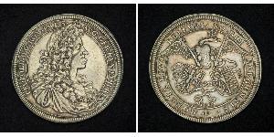 1 Thaler Habsburg Empire (1526-1804) Plata Leopoldo I de Habsburgo(1640-1705)