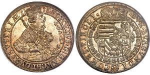 1 Thaler Habsburg Empire (1526-1804) Plata Leopoldo V de Habsburgo (1586 – 1632)