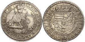 1 Thaler Habsburg Empire (1526-1804) Plata Leopoldo V de Habsburgo (1586 – 1632)