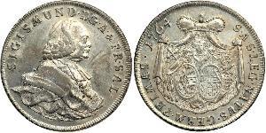 1 Thaler Habsburg Empire (1526-1804) Plata Sigismund von Schrattenbach