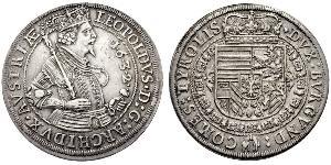 1 Thaler Habsburg Empire (1526-1804) Plata Leopoldo V de Habsburgo (1586 – 1632)