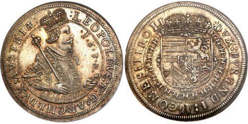 1 Thaler Habsburg Empire (1526-1804) Plata Leopoldo V de Habsburgo (1586 – 1632)