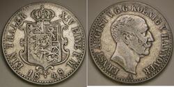 1 Thaler Hannover Plata 
