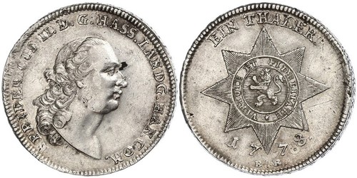 1 Thaler Hesse-Darmstadt (1806 - 1918) Plata 