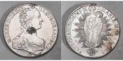 1 Thaler Hungría Plata Maria Theresa of Austria (1717 - 1780)