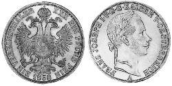 1 Thaler Imperio austríaco (1804-1867) Plata 