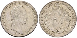 1 Thaler Imperio austríaco (1804-1867) Plata Francis II, Holy Roman Emperor (1768 - 1835)