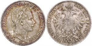 1 Thaler Imperio austríaco (1804-1867) Plata Franz Joseph I (1830 - 1916)