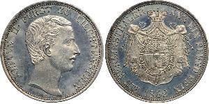 1 Thaler Liechtenstein Plata Johann II, Prince of Liechtenstein (1840-1929)