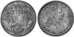 1 Thaler Principado de Ansbach (1398–1792) Plata 