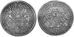 1 Thaler Principado de Ansbach (1398–1792) Plata 