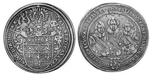 1 Thaler Principado de Ansbach (1398–1792) Plata 