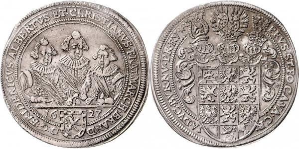 1 Thaler Principado de Ansbach (1398–1792) Plata 