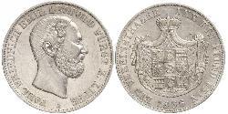 1 Thaler Principado de Lippe (1123 - 1918) Plata Leopoldo III de Lippe