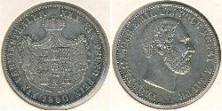 1 Thaler Principado de Lippe (1123 - 1918) Plata 