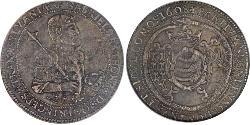 1 Thaler Principality of Transylvania (1571-1711) Plata Gabriel Báthory(1589 – 1613)