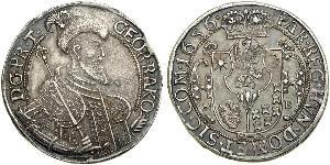 1 Thaler Principality of Transylvania (1571-1711) Plata 