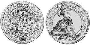 1 Thaler Principality of Transylvania (1571-1711) Plata 