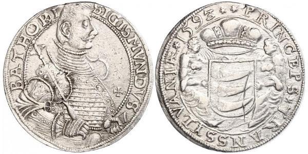 1 Thaler Principality of Transylvania (1571-1711) Plata Segismundo Báthory (1572 -1613)