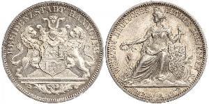 1 Thaler Provincia de Hannover (1868 - 1946) Plata 